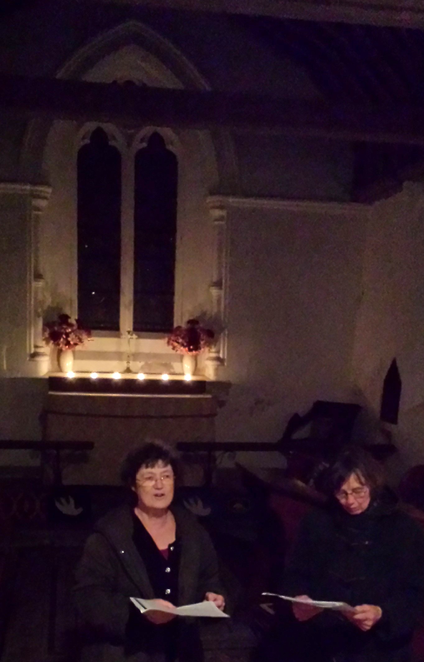 candlelit advent at Binsted