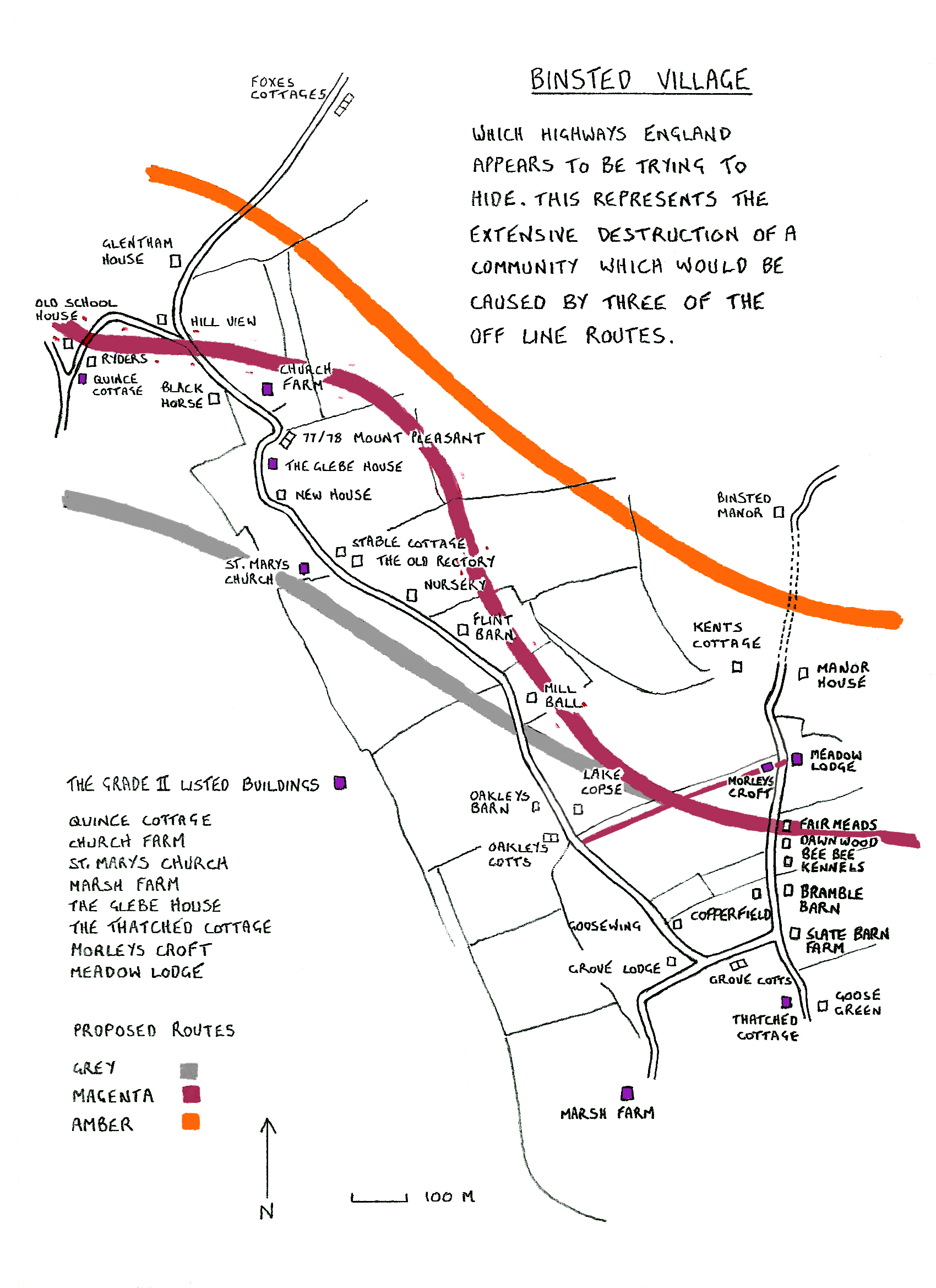 A27 Arundel Bypass | Binsted Village in West Sussex